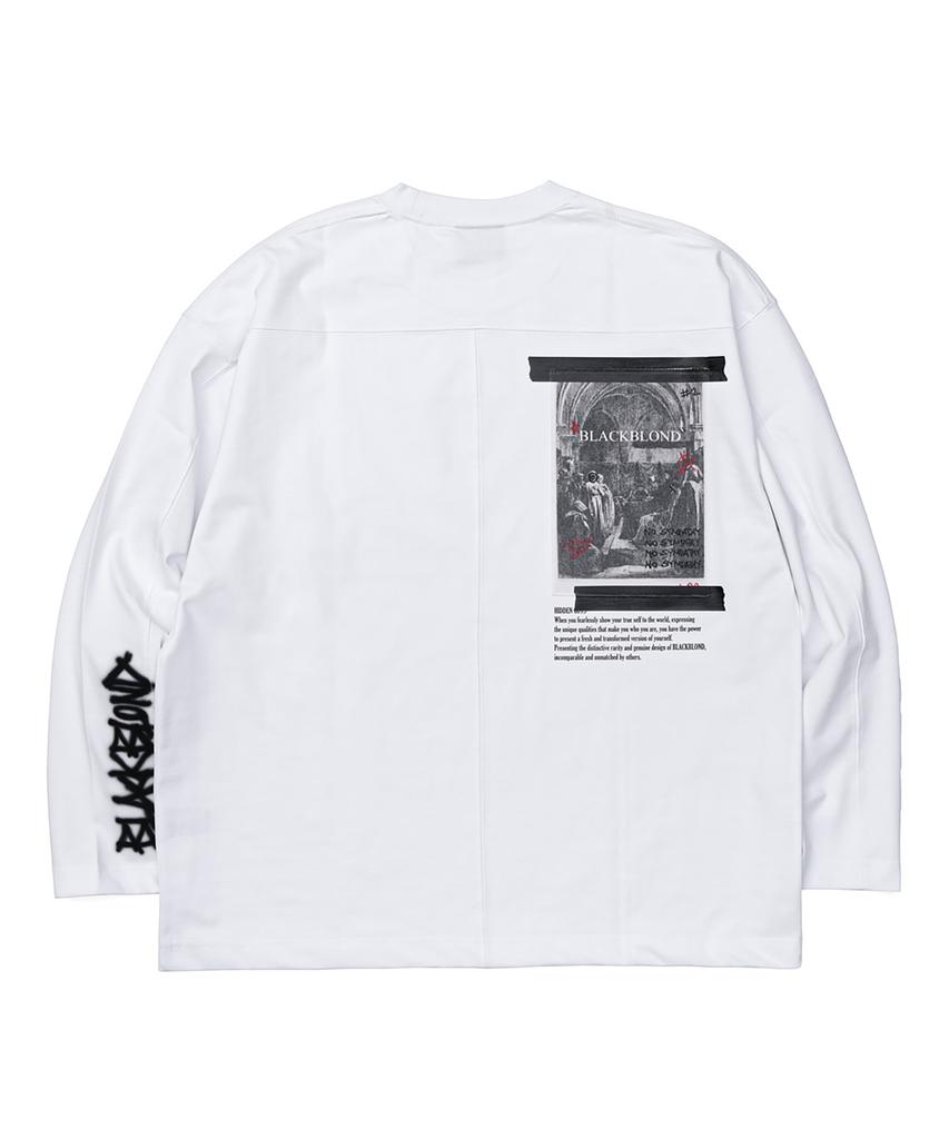 BLACKBLOND Vividi 1982 No Sympathy Long Sleeve Tee (White)