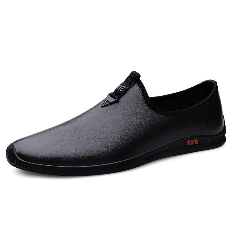 Fashion Fashion Genuine Leather Men's Casual Shoes Luxury Brand Formal Men Loafers Moccasins Italian Breathable Slip on Male Boat Shoes