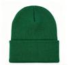 Autumn and Winter Solid Color Versatile Knitted Hat Men's and Women's Fashion Simple Wool Hat Street Trend Cold Hat Pullover Hat