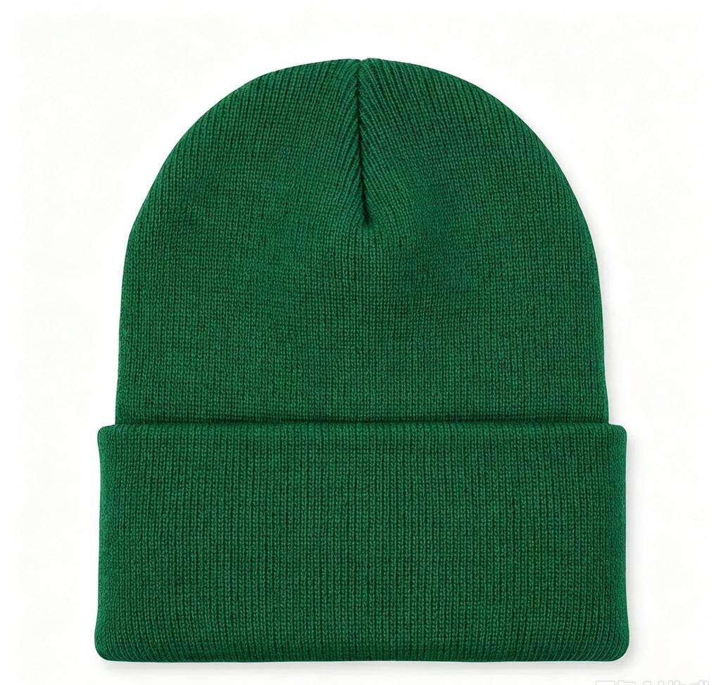 Autumn and Winter Solid Color Versatile Knitted Hat Men's and Women's Fashion Simple Wool Hat Street Trend Cold Hat Pullover Hat