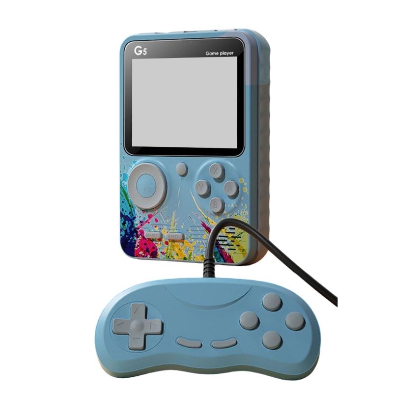 Portable Handheld Game Console Build In 500 Classical Game Rechargeable Battery Small Design for Kids Adults Travel