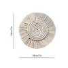 Cotton Braid Cup Coaster Coffee Coasters Tea Coaster Coasters for Glasses Coaster Set Sublimation Blanks Coffee Tables Decor
