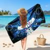 Demon Slayer Printed Swim Towel, Portable Water Absorbent Towel for Beach Camping Daily Bathroom Use
