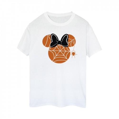 Minnie Mouse Womens/Ladies Cobweb Cotton Boyfriend T-Shirt