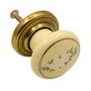 Round Door Knobs Handmade Ceramic Vintage Look Small Furniture Handles For Bedside Tables Bookcase