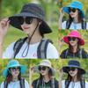 Sun Protection Fisherman Hat With Large Brim For Outdoor Sunshade And Travel
