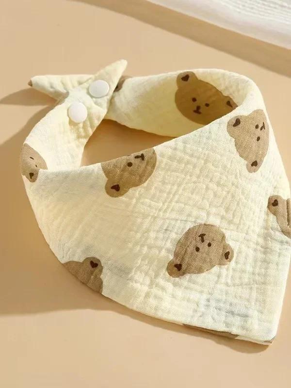 New Baby Cotton Soft Soothe Appease Square Towels Infant Color Matching Bandana Handkerchief Muslin Burp Cloths Feeding Bibs