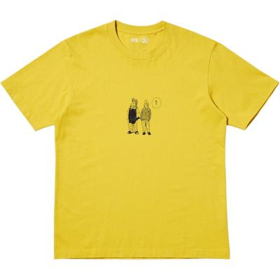 Uniqlo × Sakamoto Nichijou Kollaboration Shueisha SS26 UT Serie Minimalistisch Lässig Weich Bequem Kurzarm T-Shirt Unisex Oberteile 488255-45