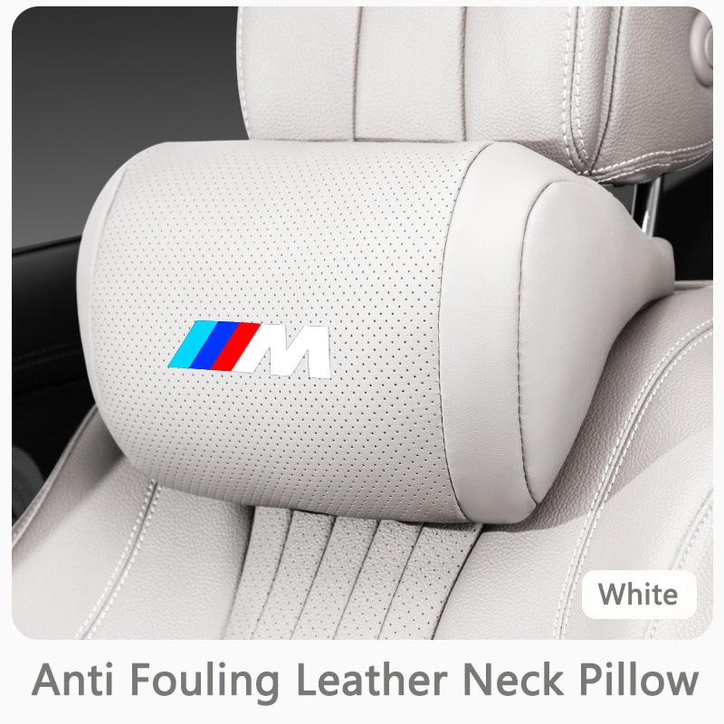 1PC Car Interior Seat Headrest Memory Cotton Neck Pillow For BMW M 1 3 5 7 Series X1 X2 X3 X5 X6 F30 F34 F10 F20 G20 G30 F15 F16 cwsh87