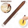 11 tum Surdegsbröd Blandningsvisp Akaciaträ Surdegsspatel Praktiska Verktyg för Surdegsbrödbakning Träpaddel