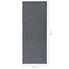 VidaXL Tapis 100x300 cm Gris