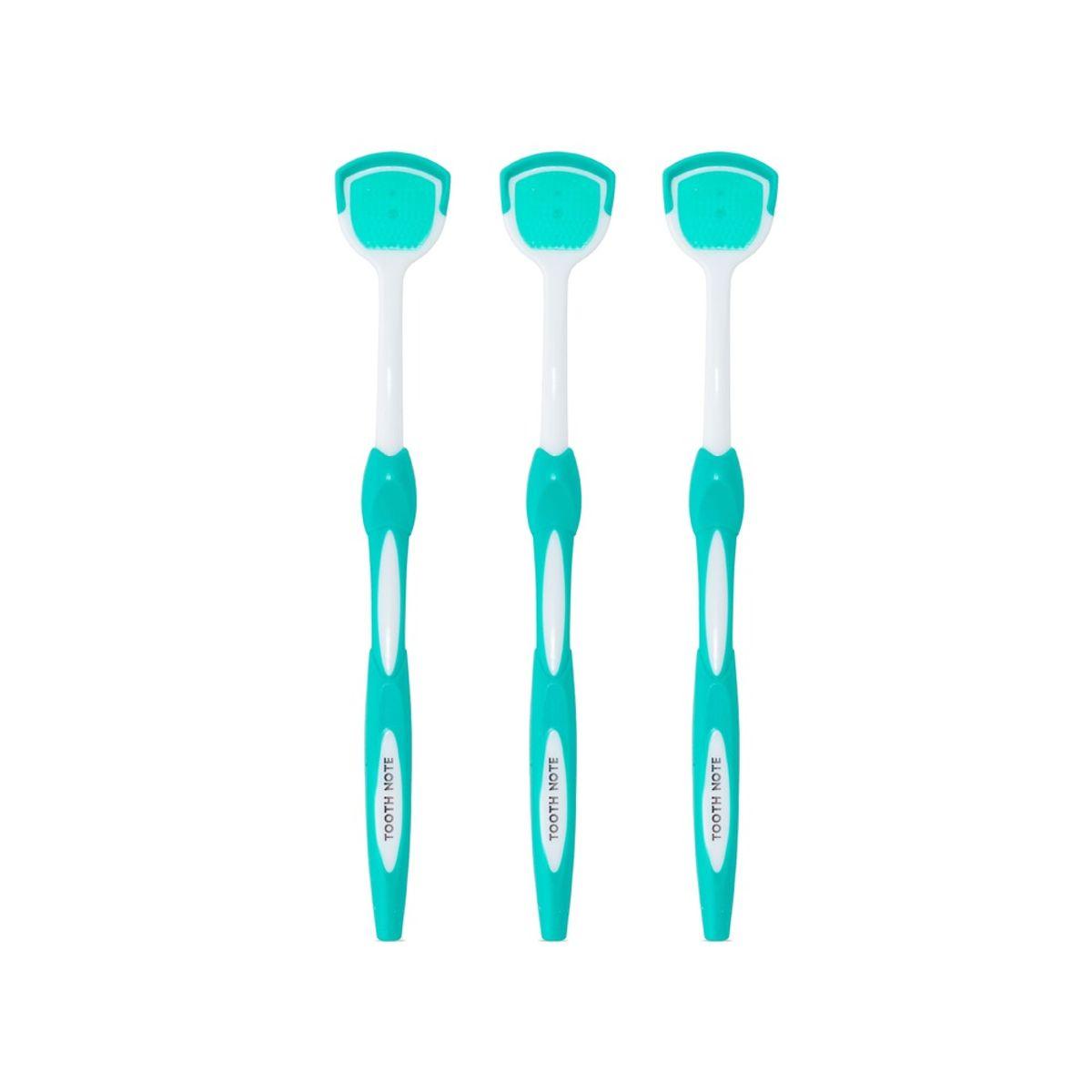 Toothnote Mint Tongue Cleaner for White Coating Removal and Bad Breath Improvement (3 Pieces)