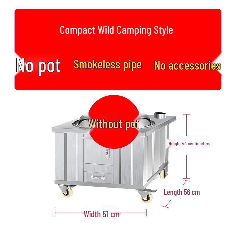 Biaofanshangrui Rural Energy-Saving Stove 56cm Pot Single Burner