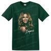 Camiseta de Fan Art Retrato de Beyonce Cantante de Música Pop Celebridad Camiseta Gráfica Regalo