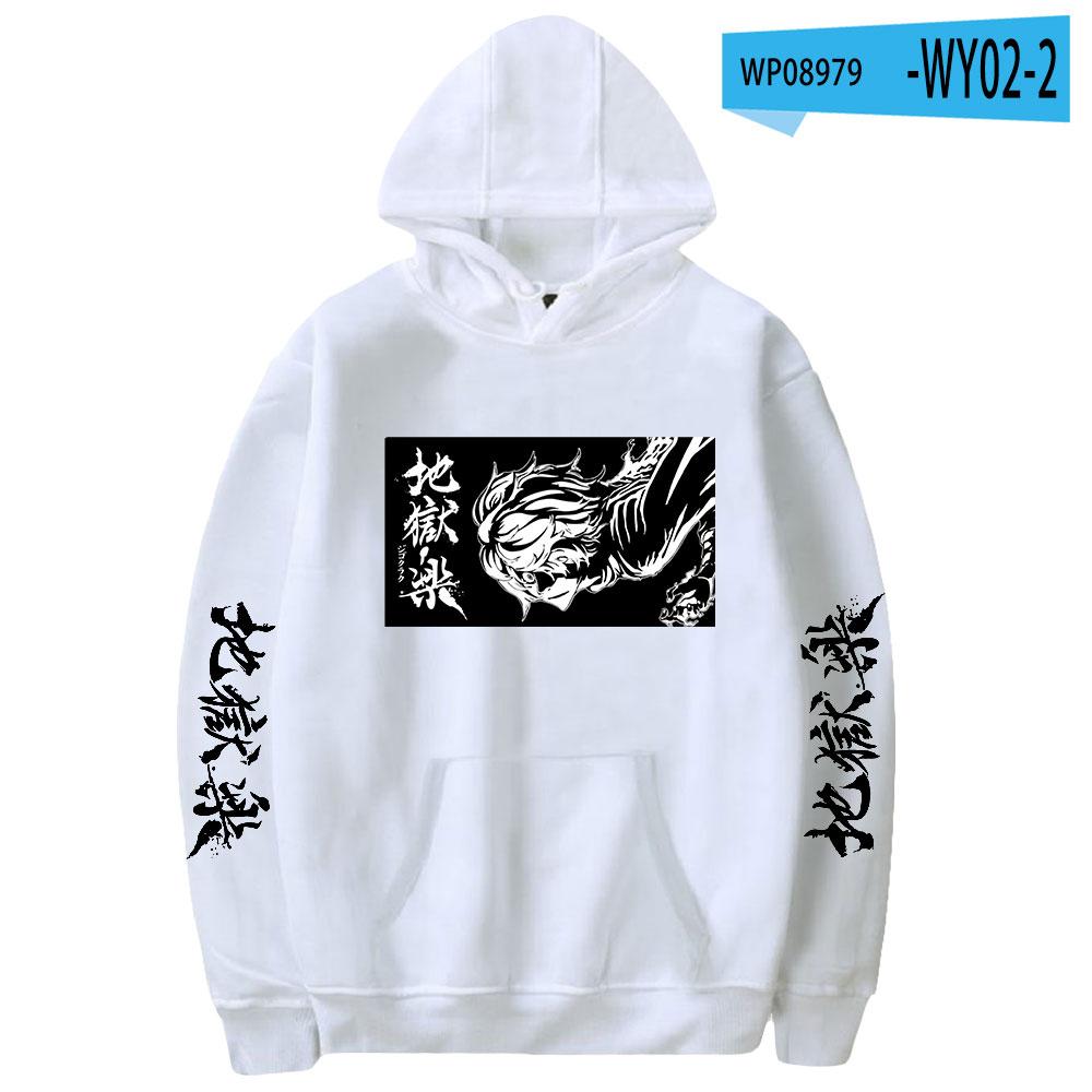 2023 Jigoku Raku Gabimaru Anime Hoodie Long Sleeve Woman Man Sweatshirts Harajuku Streetwear Jigokuraku Manga Clothes Hoodies