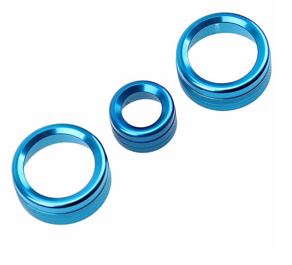 Eaglerich 3PCS/Lot Car Air Conditioner Dial Cover Switch Cover Knob Cover Adjustment Ring Air