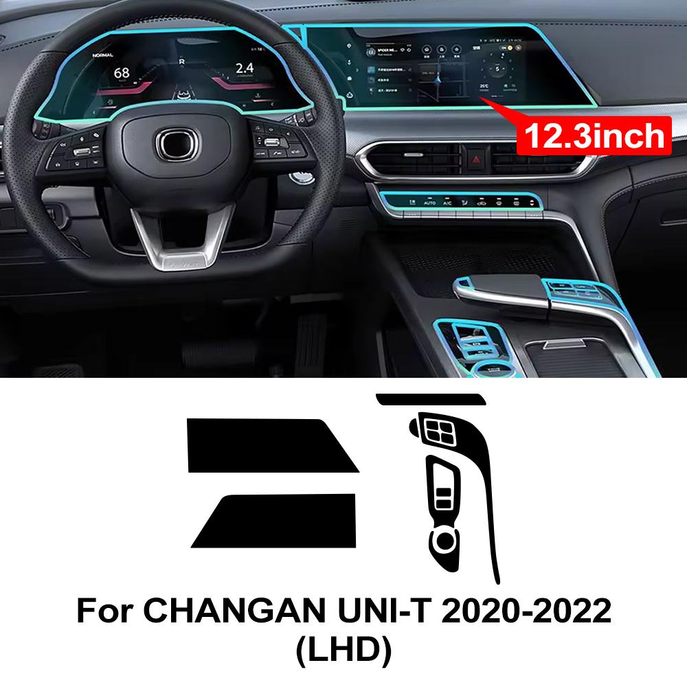 

Car TPU Film for Changan UNI T UNI-T 2020 2026 2026 Interior Accessories Pre-cut PPF Transparent Protection Anti-scratch Sticker