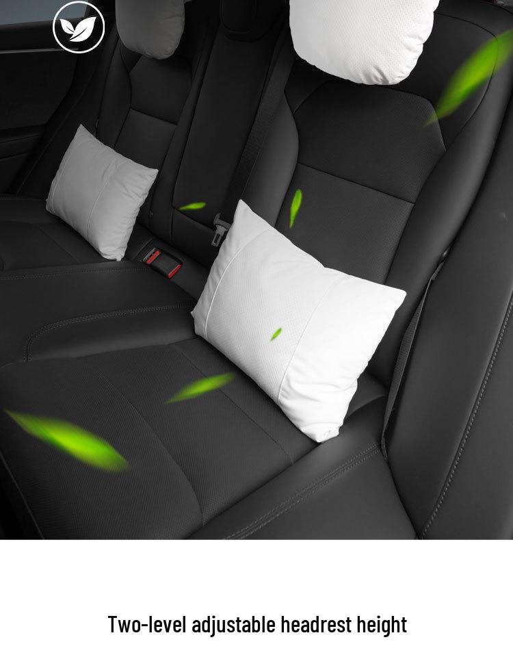 High-End Suede Neck & Lumbar Support Pillow for All Tesla Models
