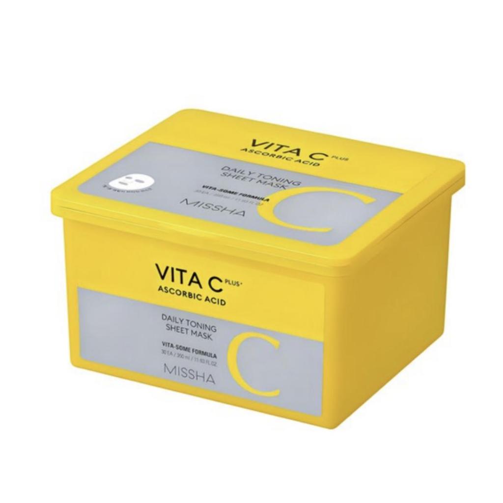 MISSHA Vita C Plus Daily Toning Sheet Mask 350ml 30ea