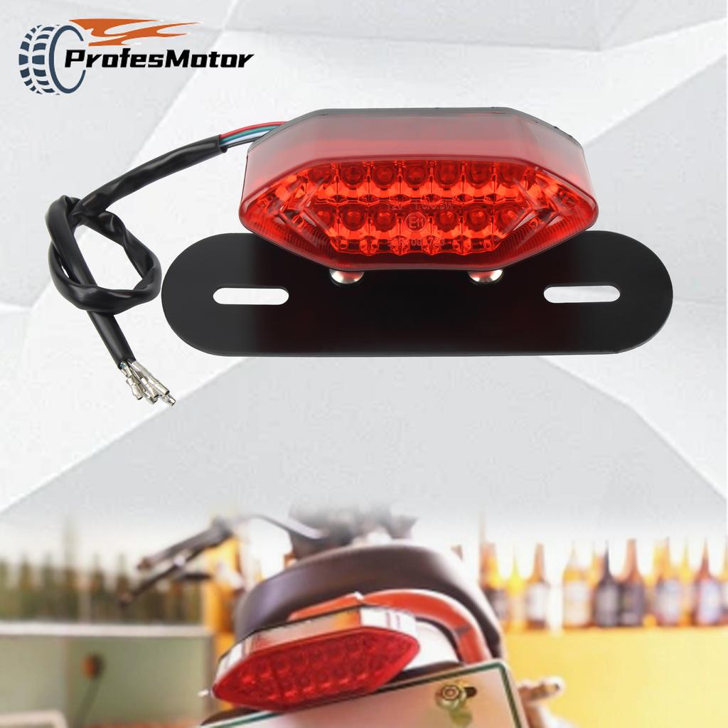Universal Motorcycle Multi-Function Brake Tail Light For Harley Honda Jialing Cafe Racer DirtBike Turn Signal Modification Parts