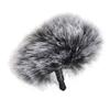 Furry Microphone Cover Noise Reduction Comfortable Soft Portable Compact Microphone Windscreen Muff