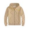 HEYPLAY Peach Heart Japanese Streetwear Unisex Hooded Zip-Up Sweatshirt