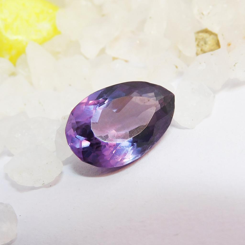 Natural Alexandrite 6.00 Ct CERTIFIED Pear Cut Color Change Loose Gemstone