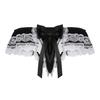 Men's Sissy Frilly Ruffled Lace Trim Crossdress Underwear G-String Thongs Briefs Panties