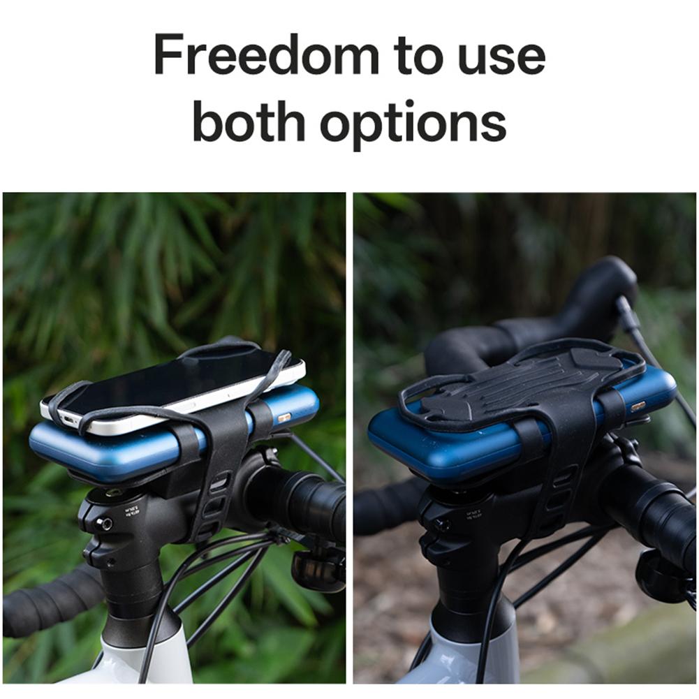 Silicone Bicycle Phone Holder Anti-Slip Bike Handlebar Phone Mount Quick Release Cycling Cell Phone Mount Bicycle Accessories