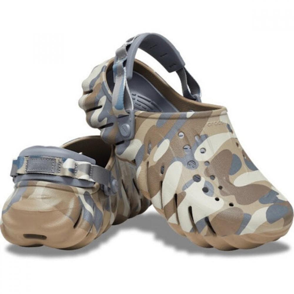 

Crocs Slipper Sandals Tqj 209134 025 Echo Camo Redux Clog Char 230