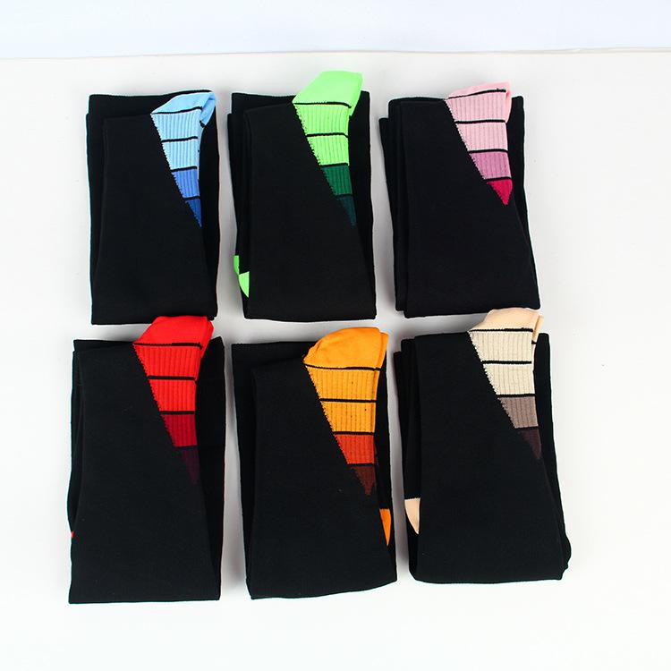 Running Compression Socks Women Men Knee High Sport Stockings White Racing Pressure Run Compress Long Nylon Multi Color