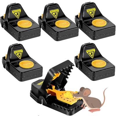 Upgraded Yoimize Mouse Set of with Japanese Instruction Reusable Mouse Traps for Repeated Pest and Easy Installation for Home and Kitchens Traps, 6,