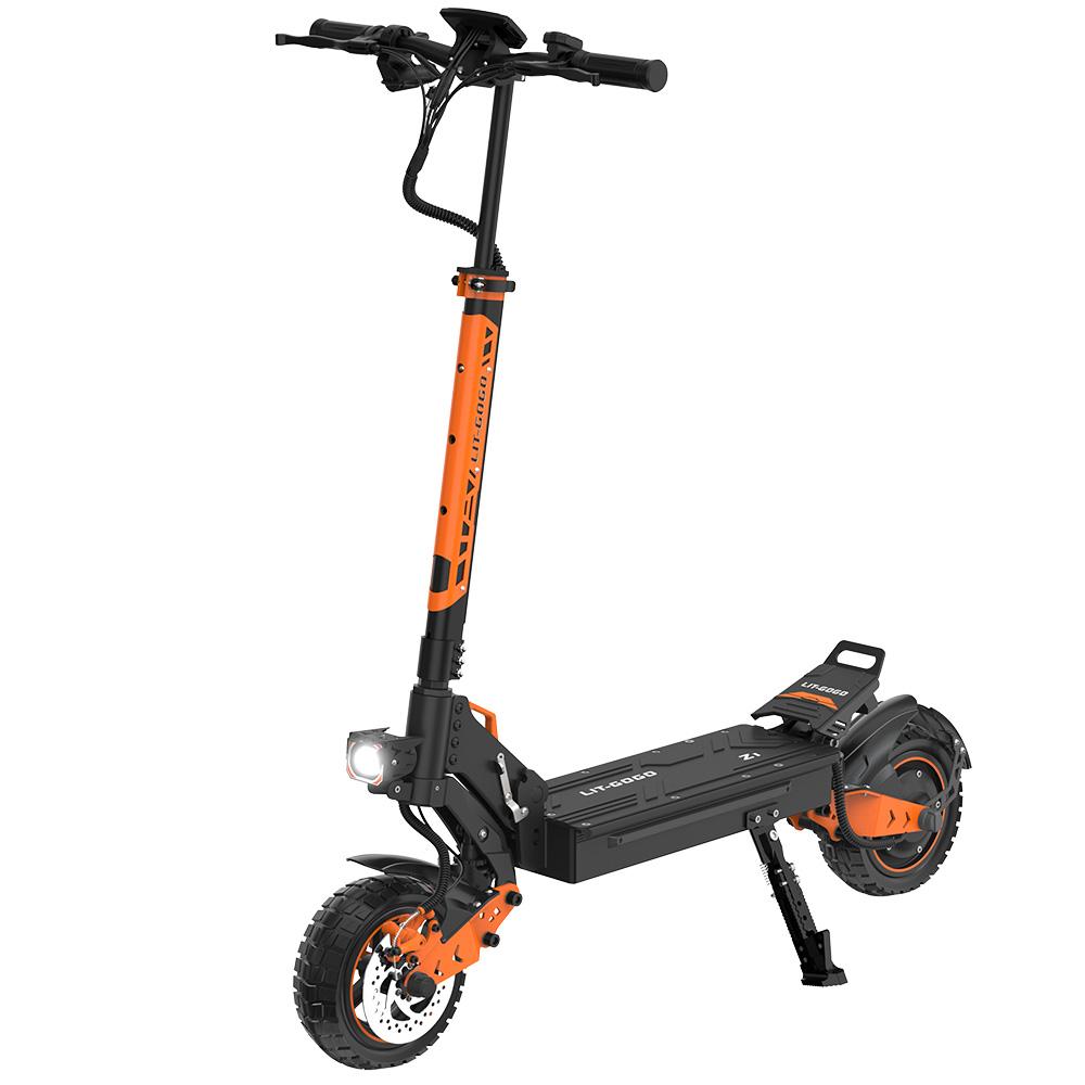 LIT-GOGO Z1 Elektrická koloběžka 10" kolo 800W špičkový motor Dvojité kotoučové brzdy Max. dojezd 50 km Připojení k aplikaci 48V 15,6Ah Skládací