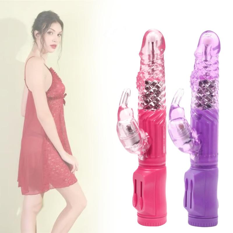Vibrant Purple And Pink Electric Vibrator The Yutu Lover For Ultimate Pleasure And Stimulation