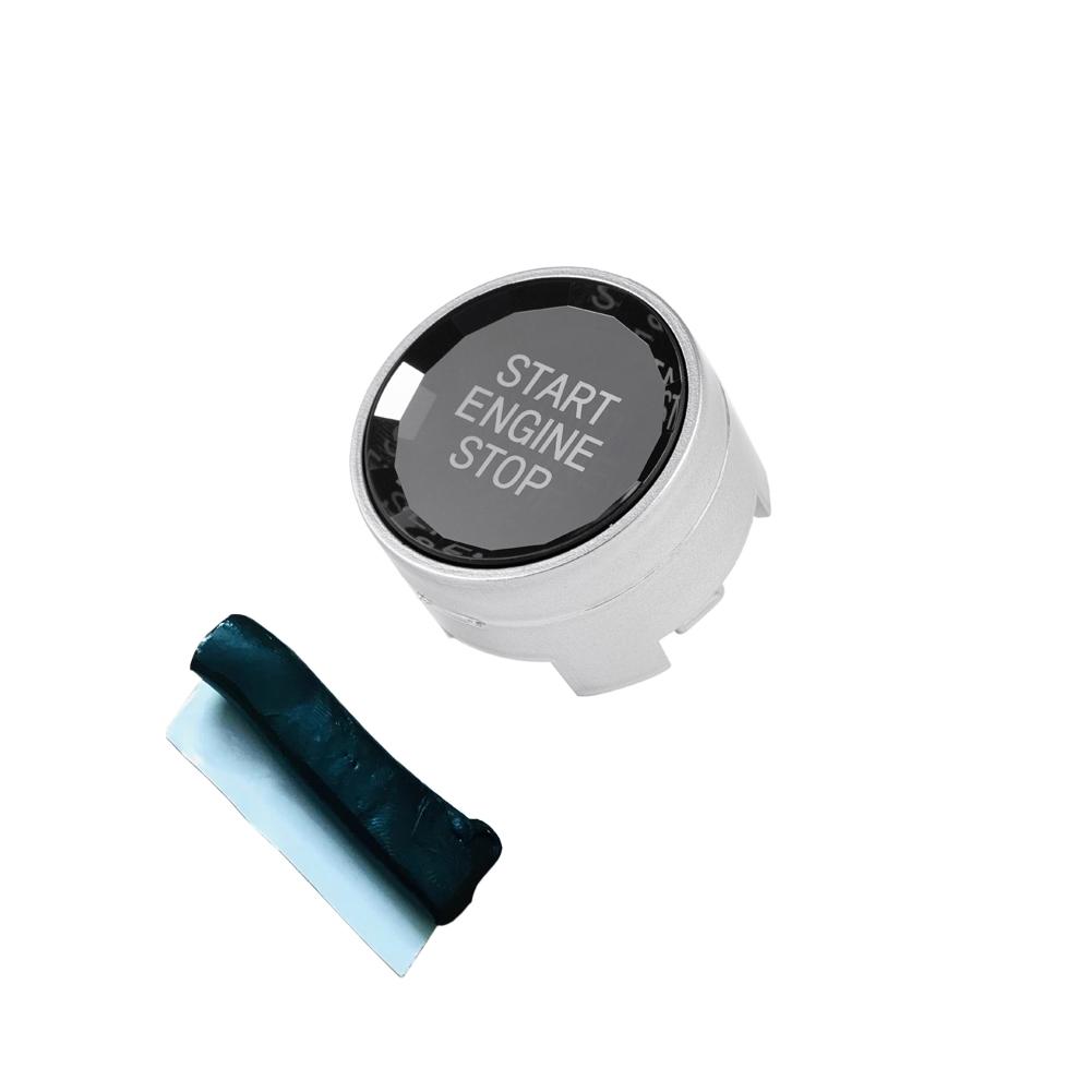 

Автомобильный кристалл, кнопка запуска и остановки двигателя, крышка переключателя для BMW G, шасси 5 серии G30/6 7 серии GT G32 G12 G11/X3 G01/X4 серебряный