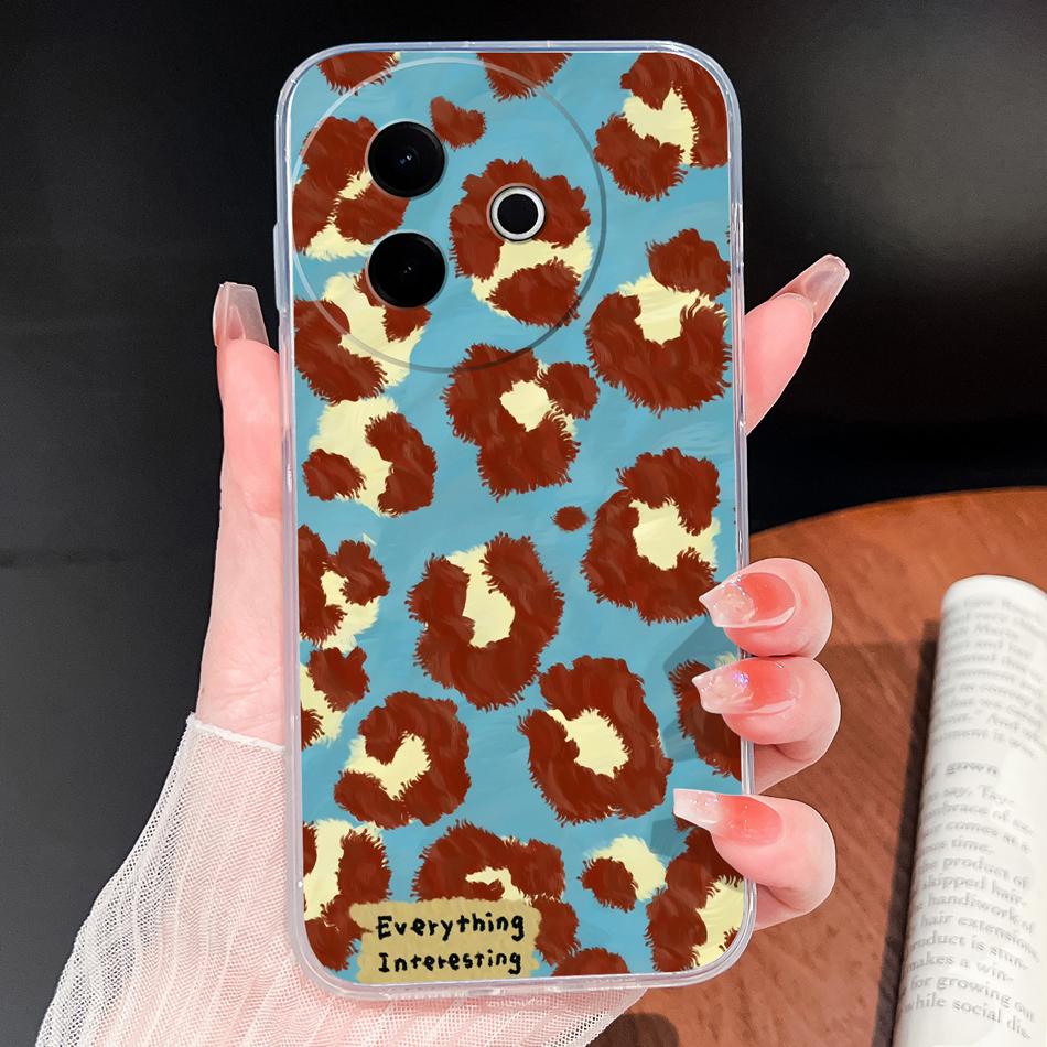 Case For Vivo Y39 Y38 5G Ocean Fish Transparent Phone Back Cover For VivoY 39 Y 38 Soft Slim TPU Silicone Lightweight Protectors