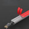 1roll 2mX1.5cm Self Adhesive Curved Groove Floor Wire Cover Invisible Anti Extrusion Extension Wire Groove Protector
