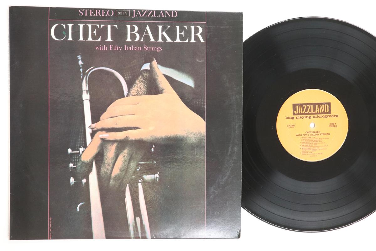 

LP Record CHET BAKER - Chet Baker With Fifty Italian Strin OJC492 JAZZLAND 1990 US Jazz Used