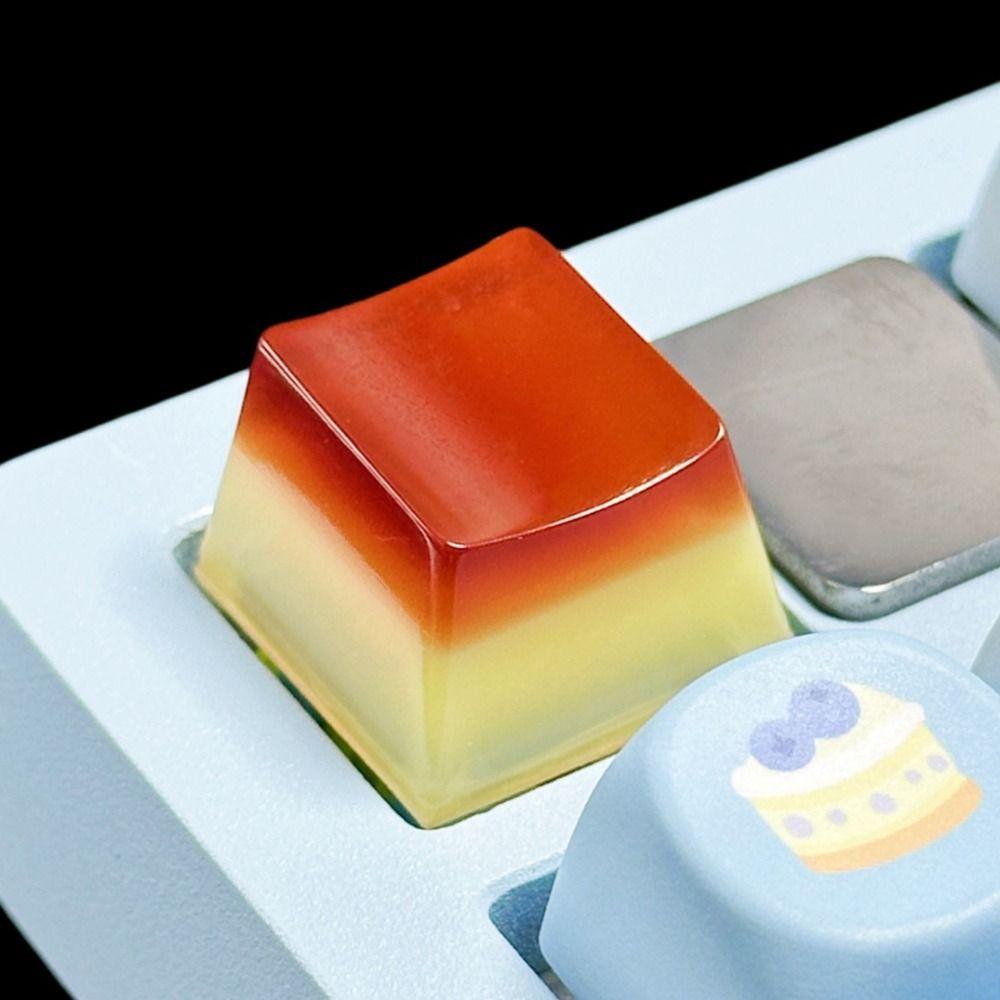 Cross Shaft Jelly Pudding Keycap Personalized DIY Keycap  Mechanical Keyboard