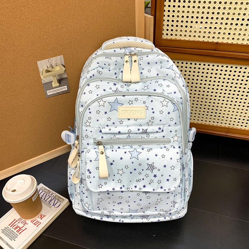 Schoolbag Junior High School Girl High School Student Backpack College Student Travel Commuter Backpack College Wind Lightweight Cute