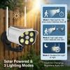 Solar Powered Virtual Camera Safety Light, Two-way Fixture, Multi Style Motion Sensor Waterproof Fence Outdoor Platform Floodlight