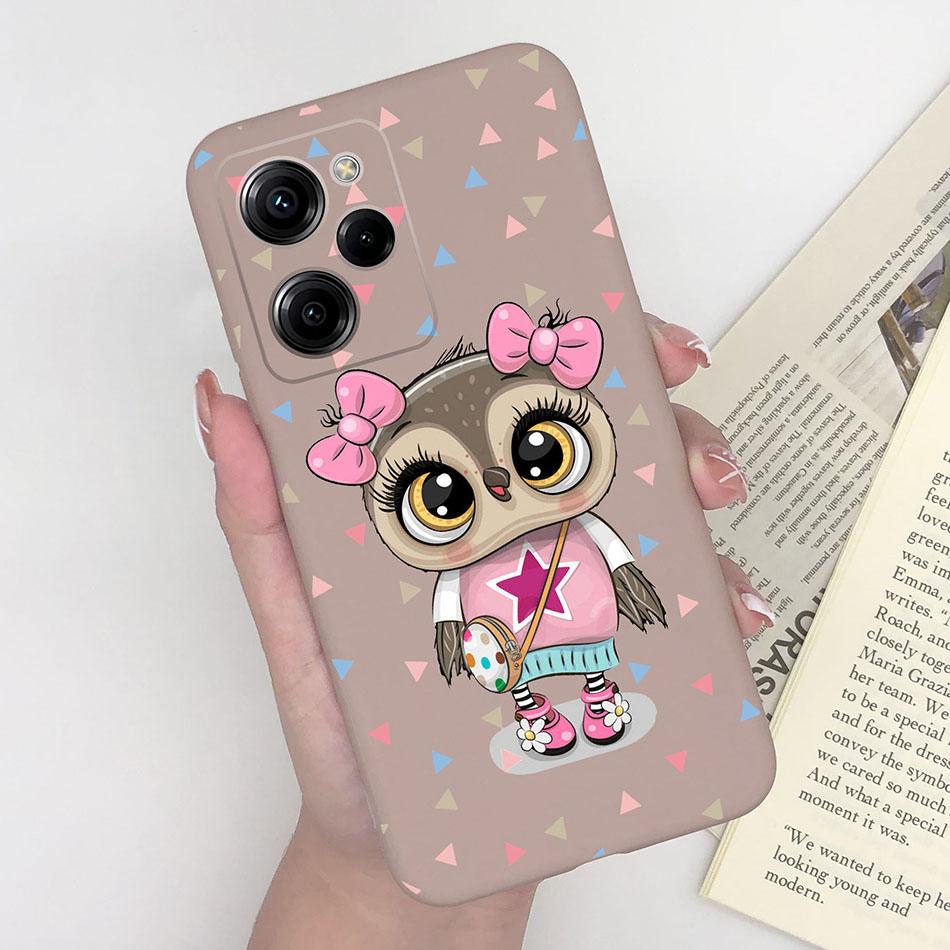 Cell Phone Case For Xiaomi Poco X5 Pro 5G Trendy Pattern Silicone Protective Matte Cover For PocoX5 X 5 X5Pro Capa Funda Bumper