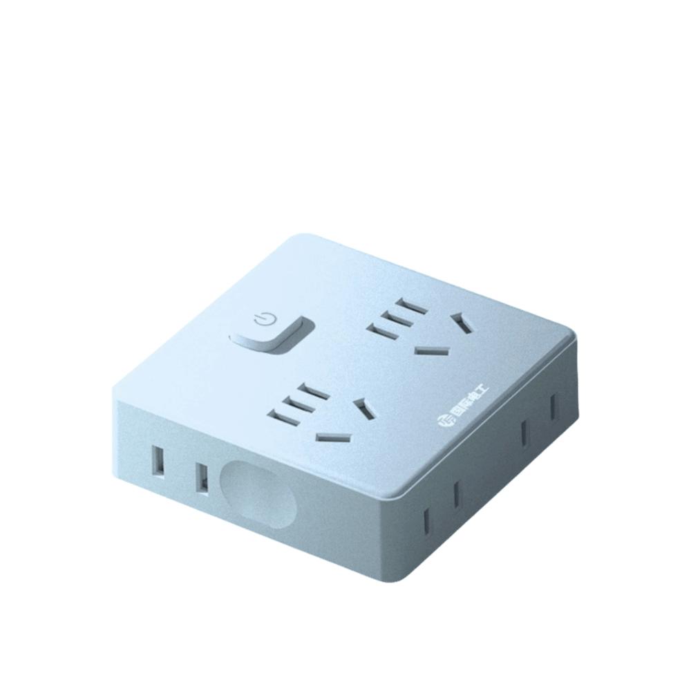 Platzsparende Ultra-dünne Steckdosenleiste Breite Steckdosen Flacher Stecker Wandstecker USB-C-Anschlüsse Steckdosenverteiler Bürogebrauch