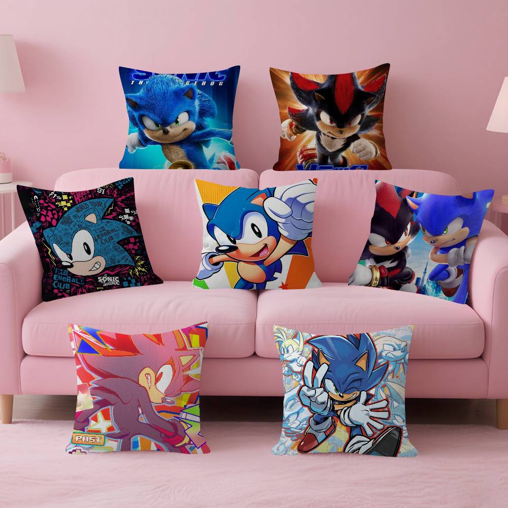 Anime SSuper SSonics Cushion Cover 30x50 Polyester Sofa Cushions Decorative Throw Pillows Home Decoration Pillowcover