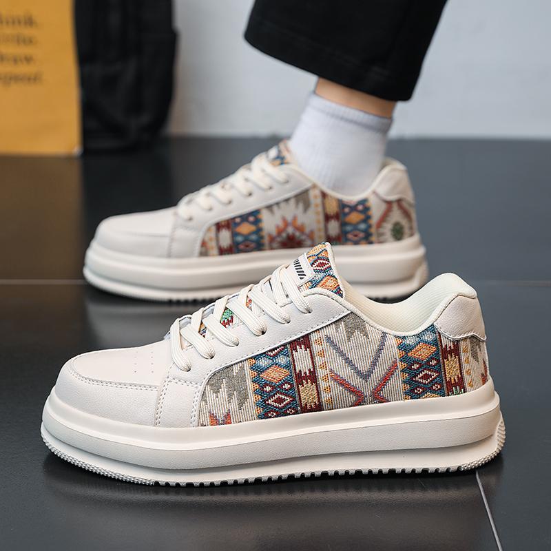 

Мужская повседневная обувь для скейтбординга, кроссовки для бега с принтом, кроссовки для джоггинга, обувь для студентов, большие размеры EU: 47 бежевый