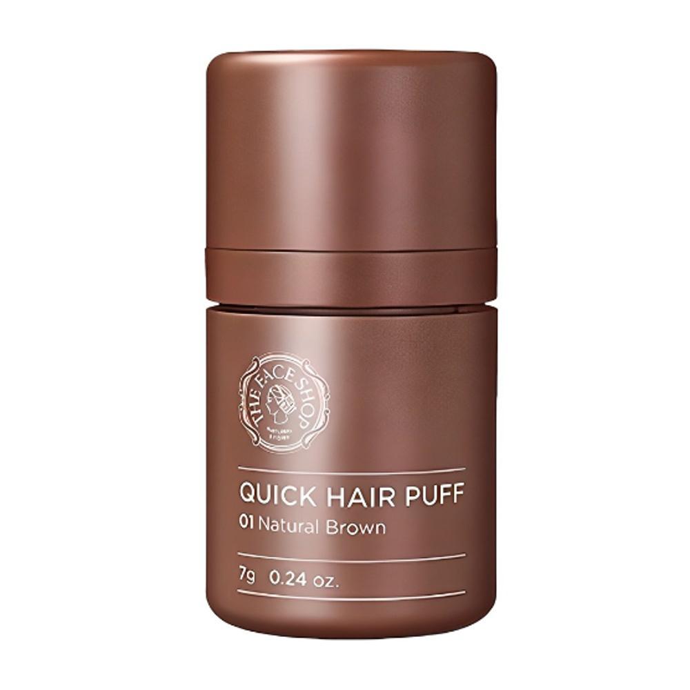 The Face Shop Quick Hair Puff Shadow 7g Natural Brown 10 pcs