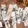 Chinese Ink Painting Bookmarks: 24 Sheet Set of High Aesthetic Student Reading Markers, Perfect As Cultural Creative Paper Gifts