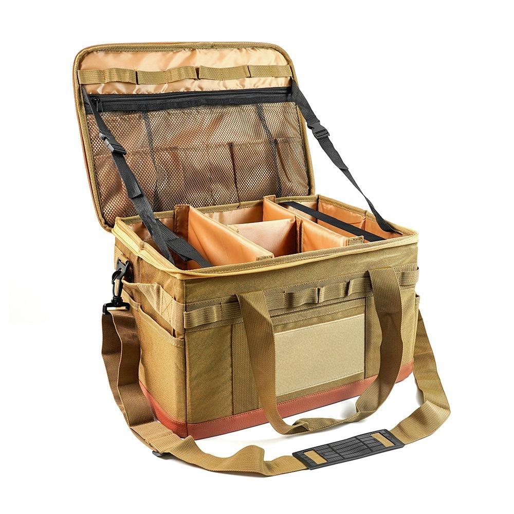 

Hard Shell Camping Bag Zipper Closure Camping Storage Organizer Outdoor Camping хакі