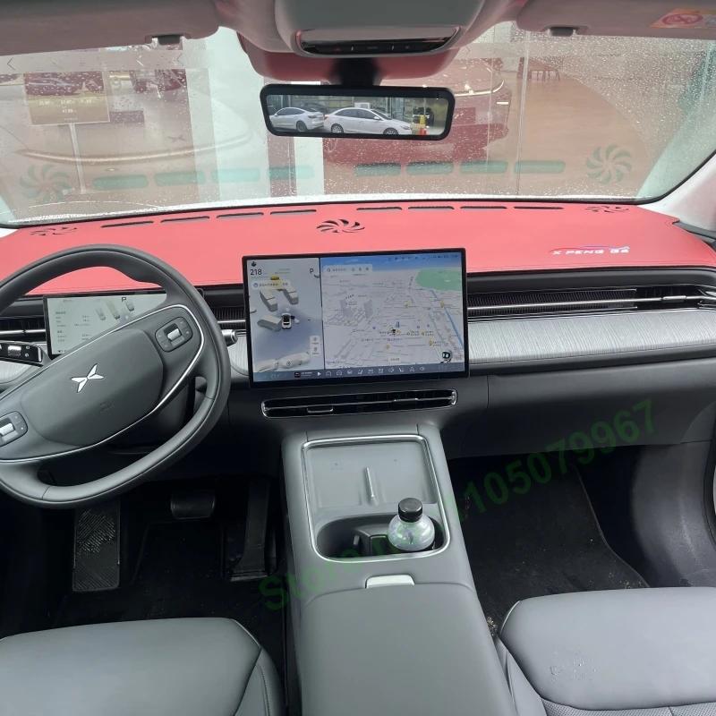 Anti-slip Suede Leather Darsboard Mat For Xpeng G6 Sun Protection Heat Insulation Car Interior Decoration Sunade Pad