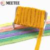 5/10Yards Meetee 12mm Ruffled Elastic Band Colorful Pleated Stretch Lace Trim Headdress Ribbon DIY Garment Sewing Accessories